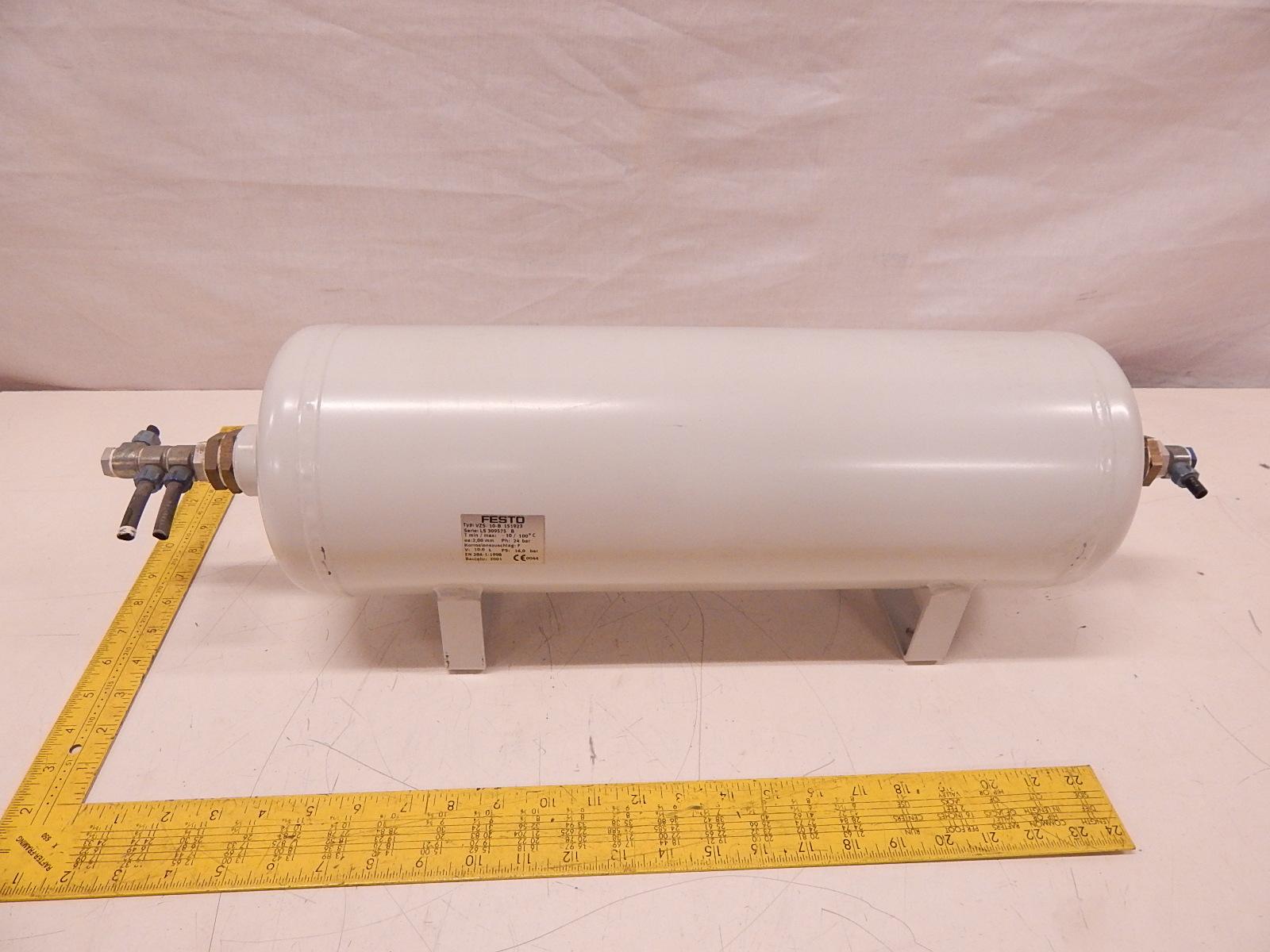 Festo VZS10B 10 L Compressed Air Reservoir Tank T82592 eBay
